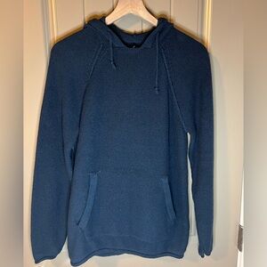 Abercrombie & Fitch Dark Blue Knitted Beachy Hoodie
